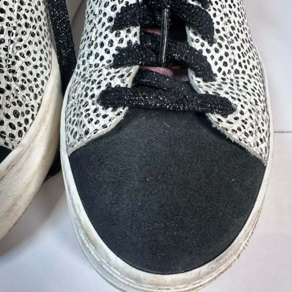 P448 Thea Platform Low Top Sneakers Pepper Leopard Women's Size EU 41 US 10.5